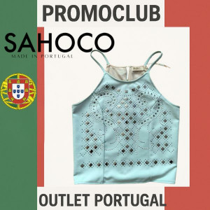 Дамски потник - бюстие  Sahoco, 100% полиестер, размер S, корал, Португалия